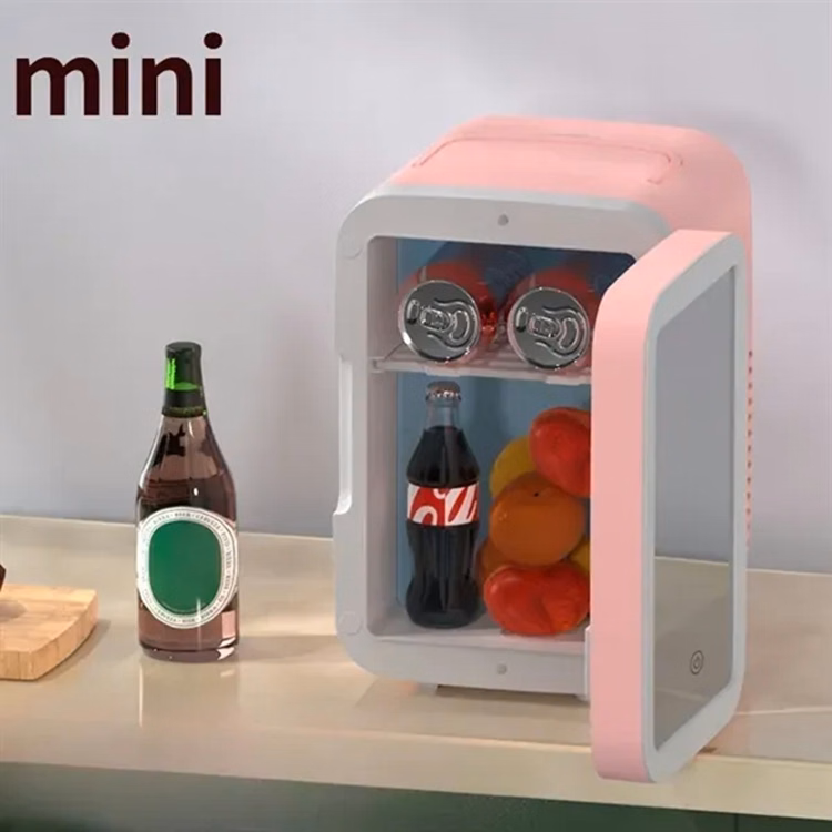 Portable Skincare Fridge with Mirror