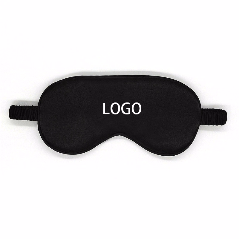 Black Silk-Like Sleep Eye Mask