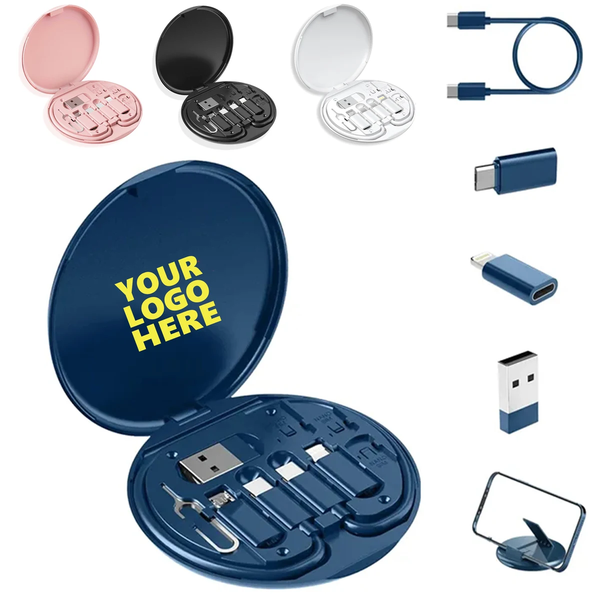 Multifunctional 3-in-1 Fast Charge Data Cable Adapter Combo 1