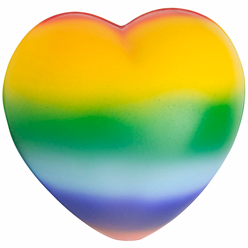Rainbow Sweet Heart Stress Reliever