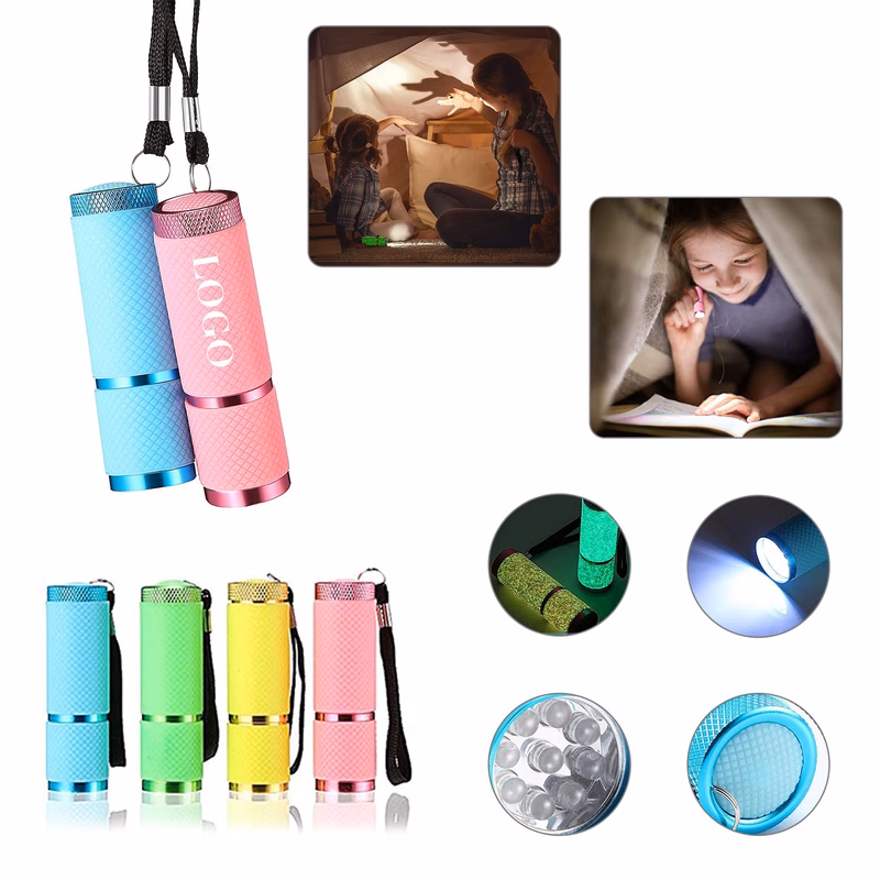 Rubber Coated Flashlights with Handle