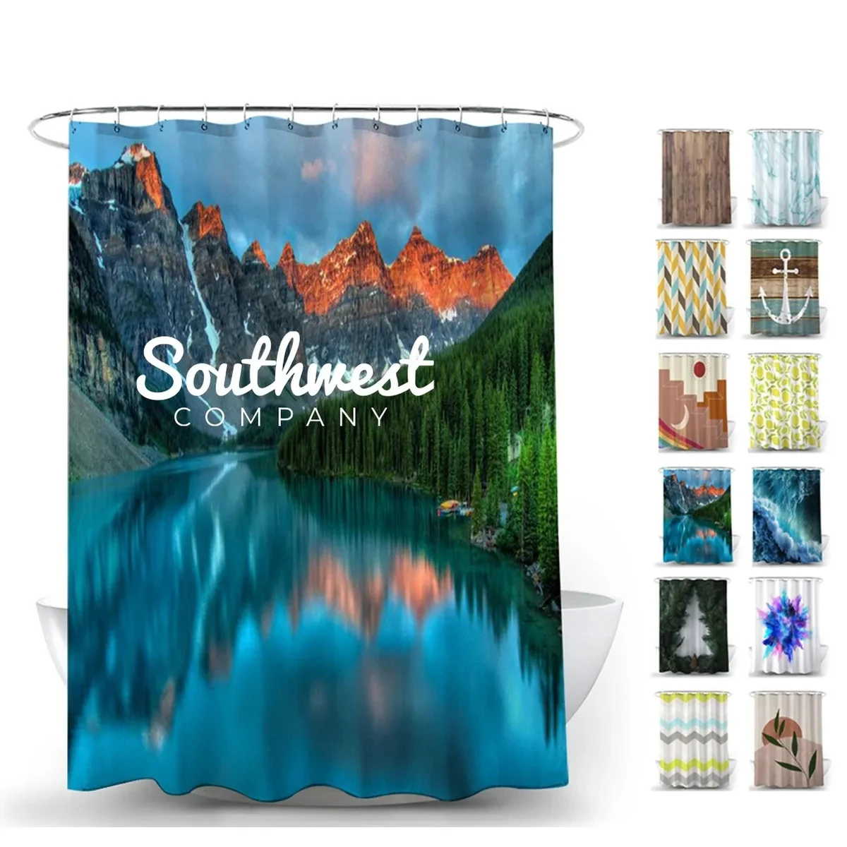 Polyester Shower Curtain 1
