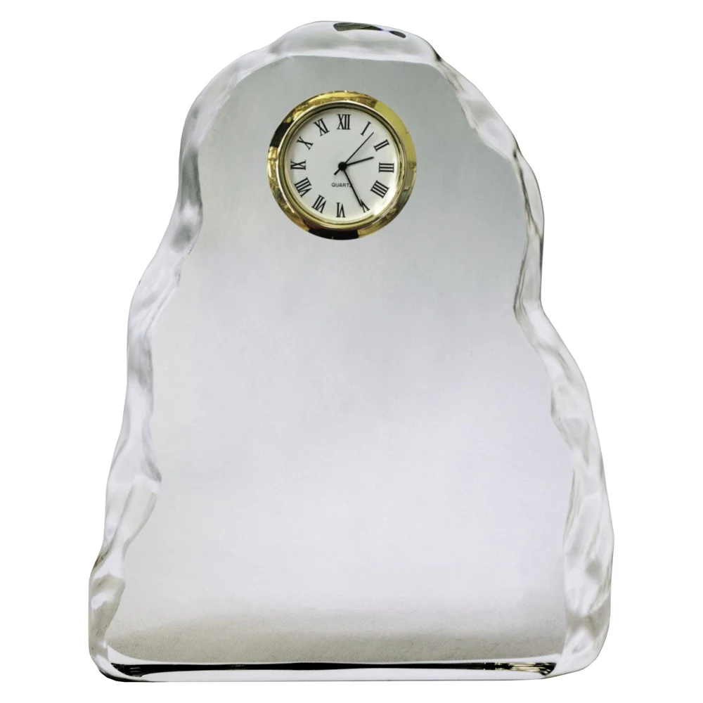 Vertical Optical Crystal Iceberg Clock Award 1