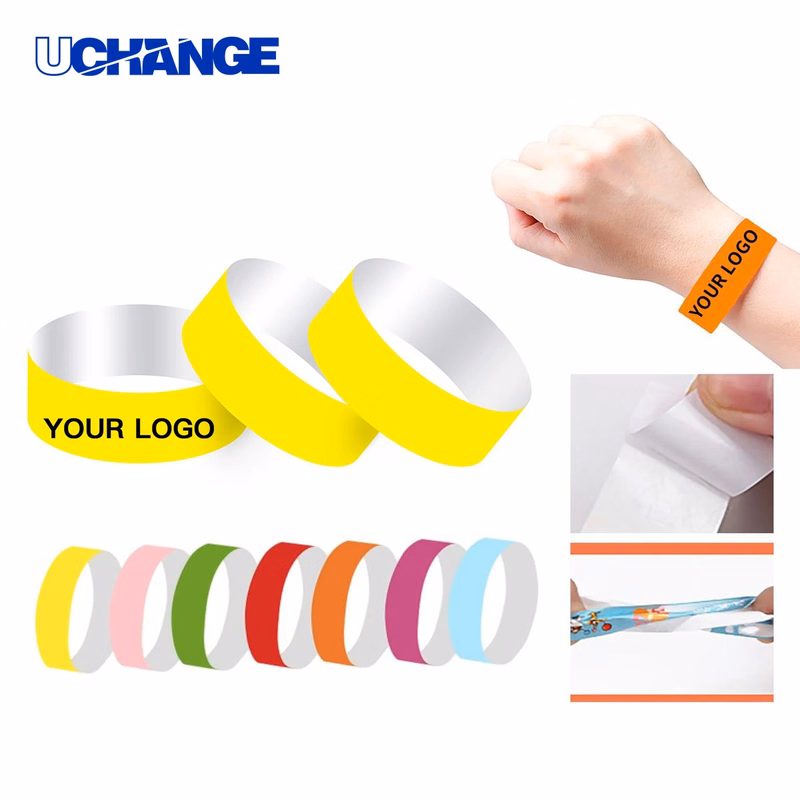 Tyvek Wristband Paper Like Tear Resistant