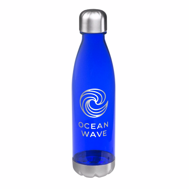 25 oz. Amphora Plastic Water Bottle (1 Color Imprint)