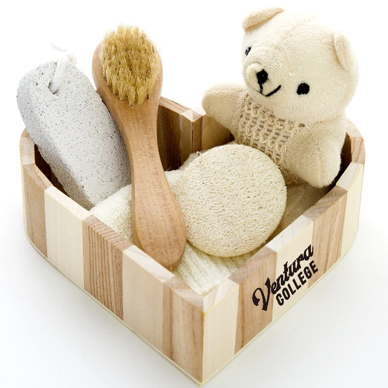 Custom Teddy Bear 5-Piece Spa Kit In Box 1