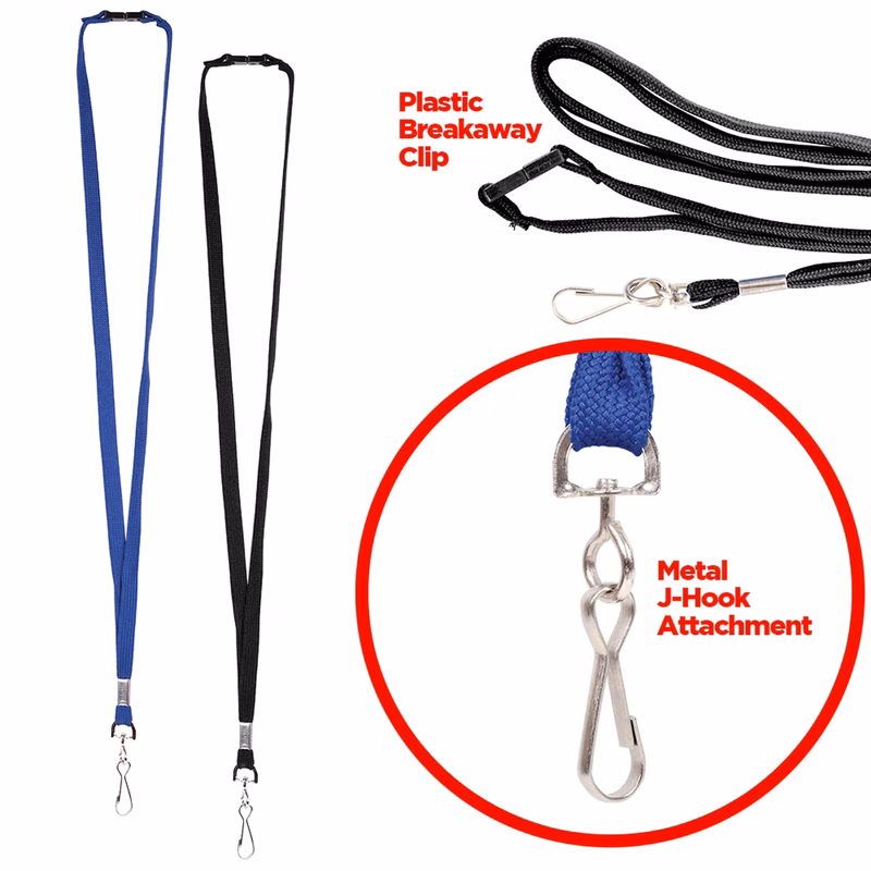 3/8" Blank Lanyard with Breakaway