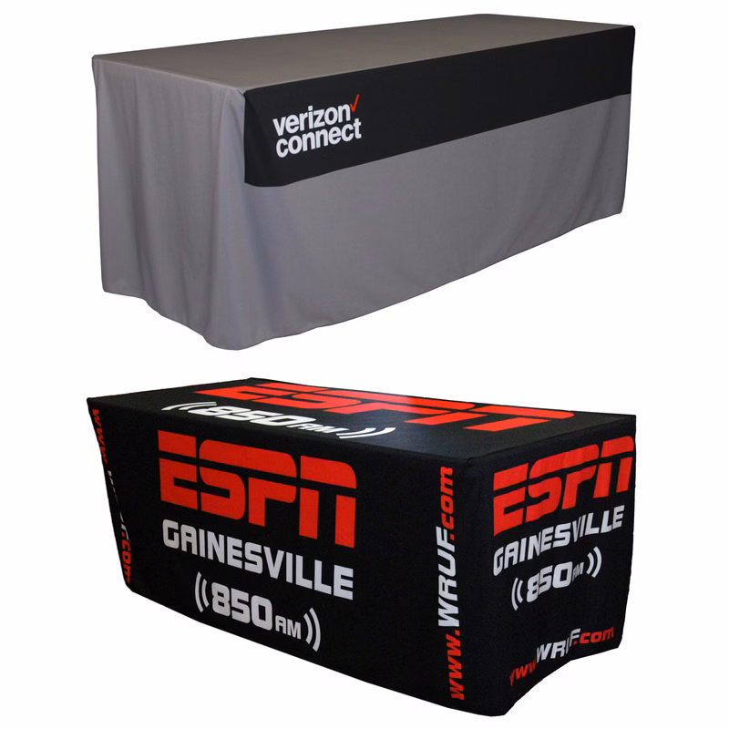 6' Fitted Tablecloth - CLOSED BACK