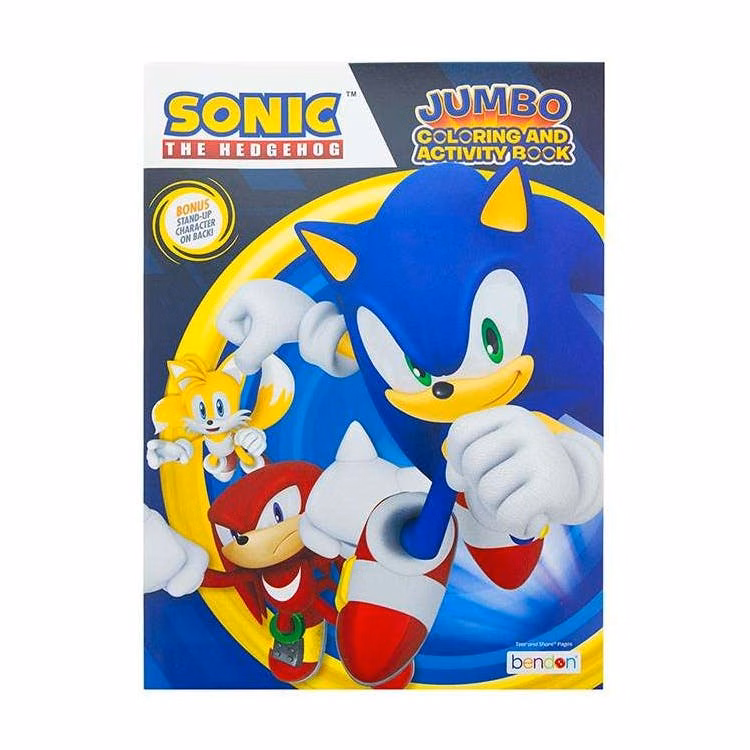 Sonic the Hedgehog Jumbo Coloring Book 80 Pages
