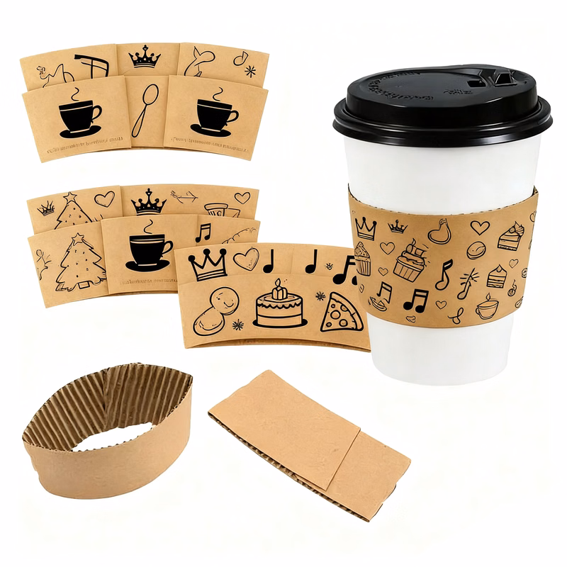 Corrugated Hot And Cold Drink Cup Sleeve