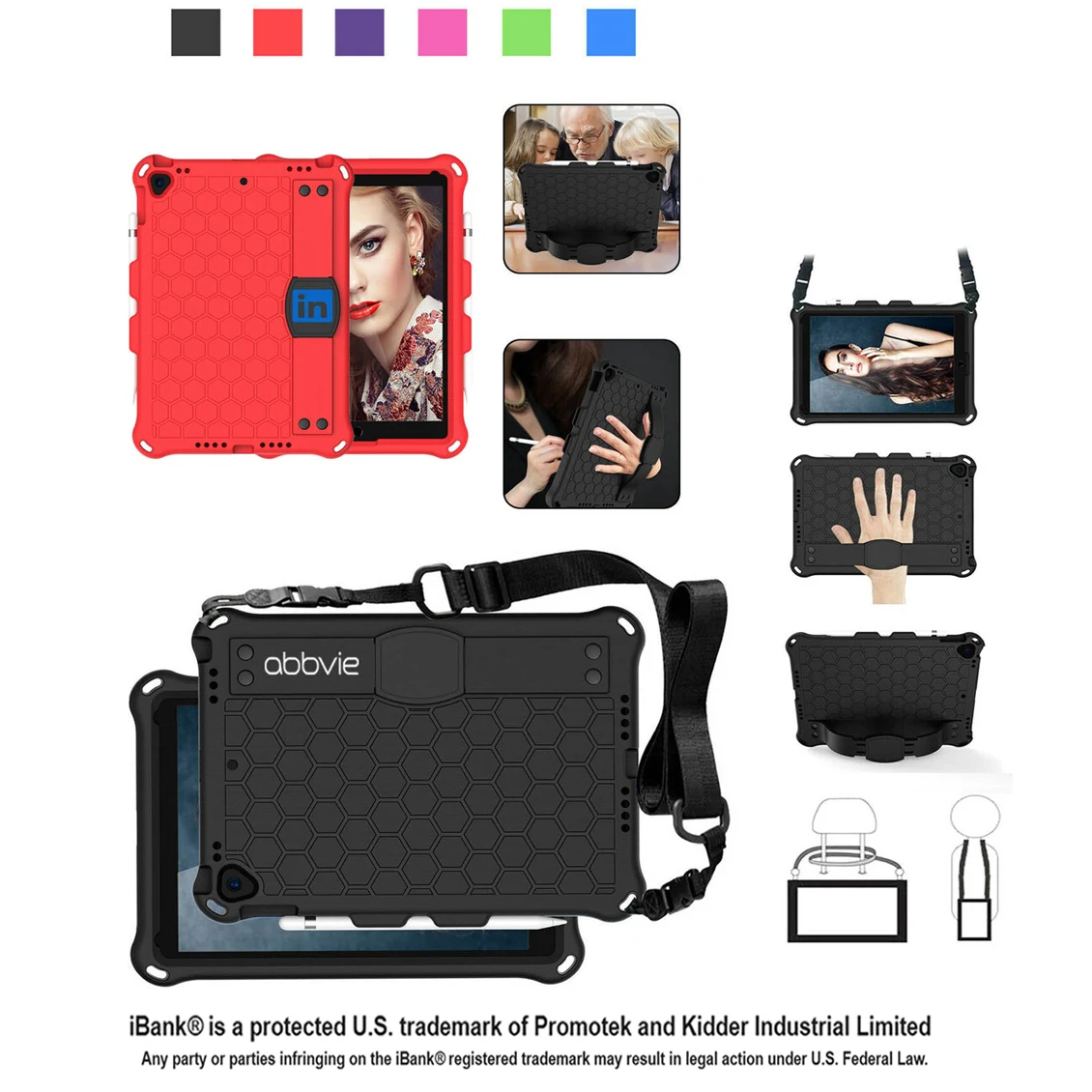 iBank ® iPad 10.2" Shockproof Case compatible with 9th/8th/7th 2021-2019 1