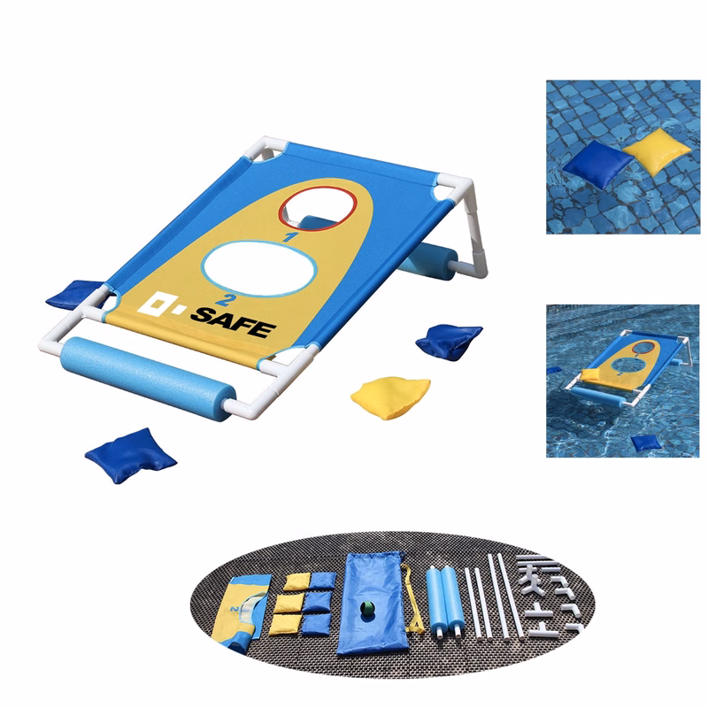 Dual-Purpose Floating Cornhole Game Board Set