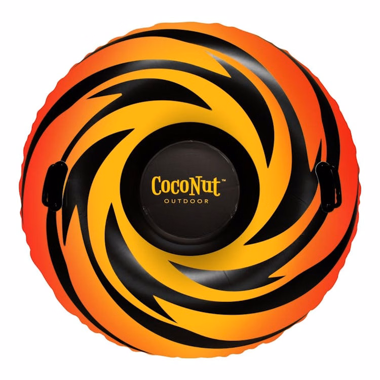 Solar Flare Jumbo Snow Tubes - Orange 48"