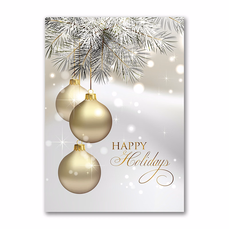 Shining Holiday Economy Card