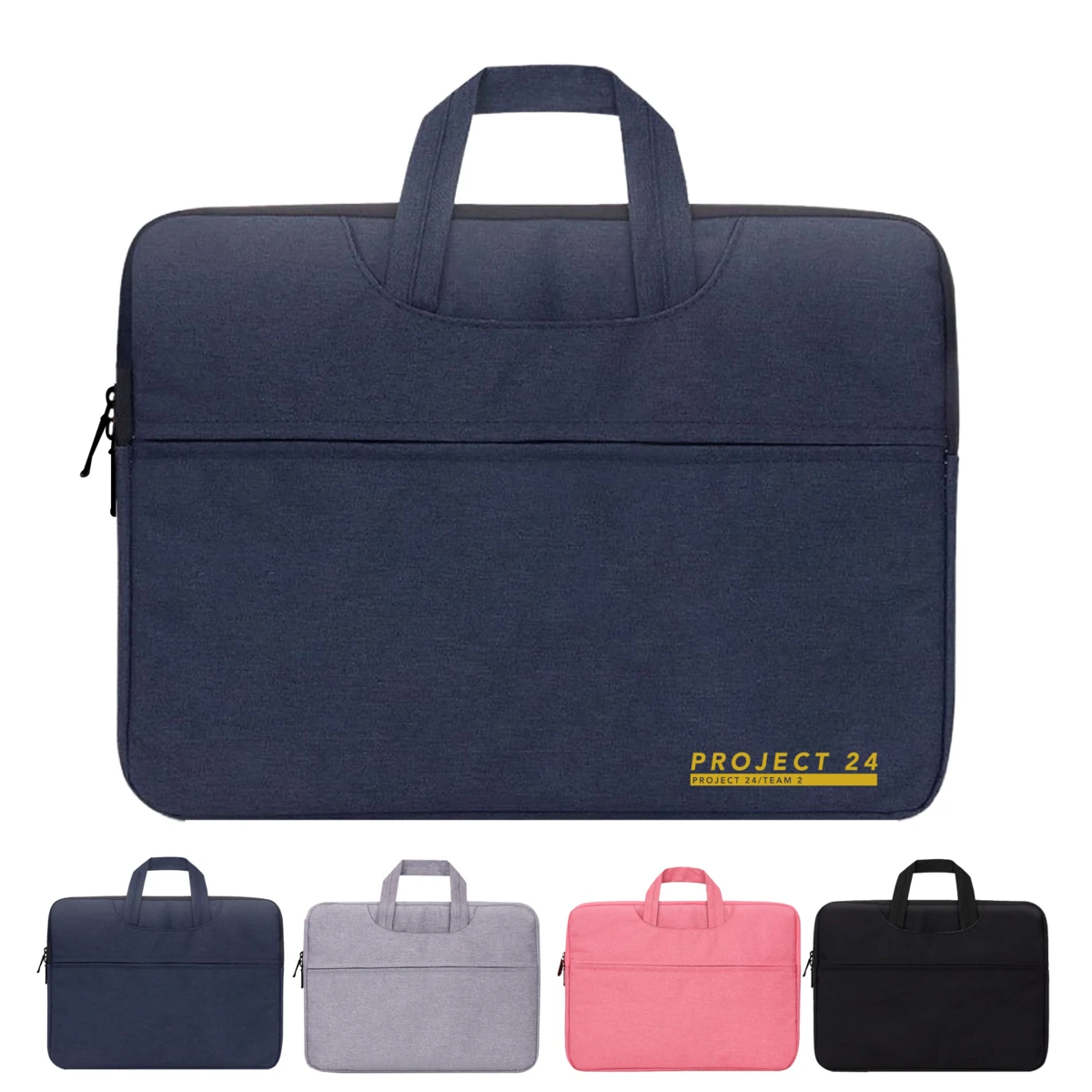 Universal Jacquard Laptop Sleeve with Large Front Pocket 1