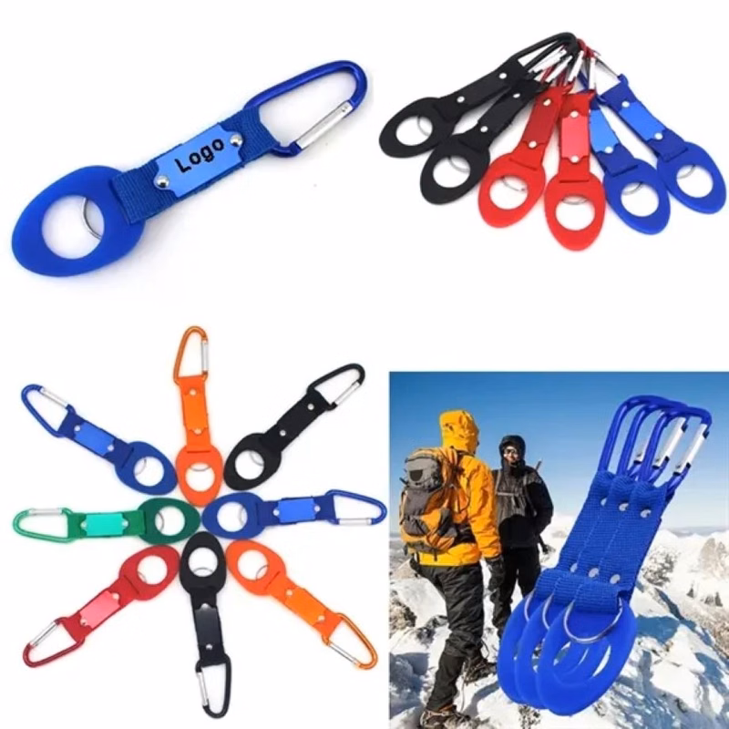 Outdoor Kettle Buckle Carabiner Water Bottle Holder