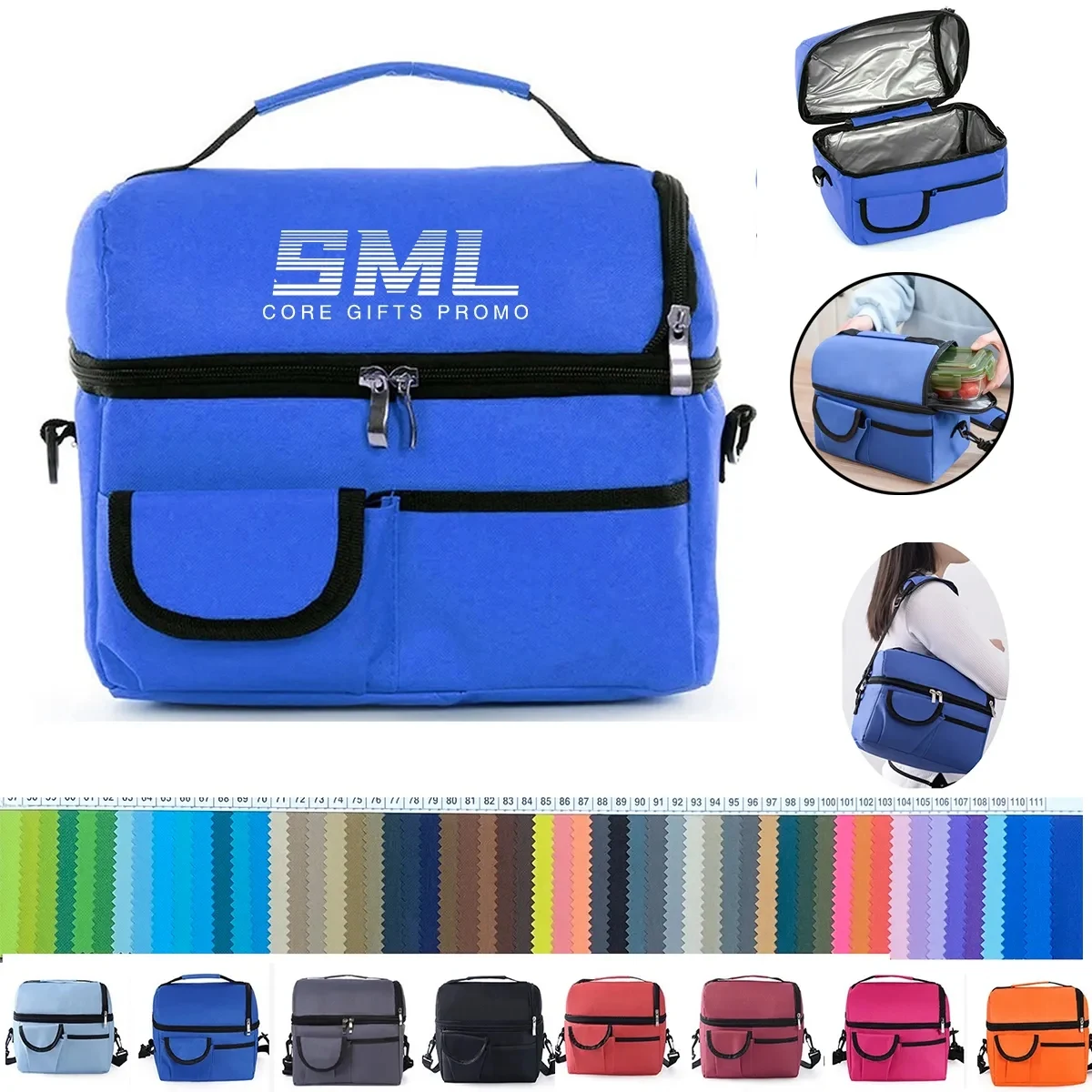 Portable Insulated Cooler Lunch Picnic Travel Bag 1