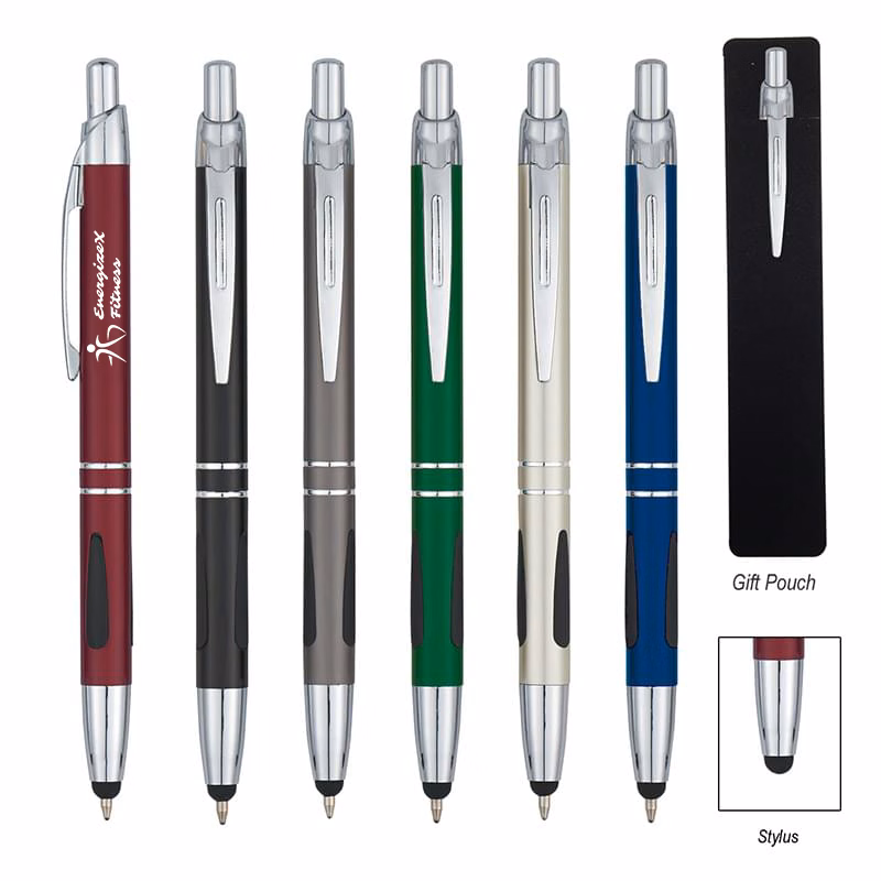 Aluminum Ball Pen With Stylus