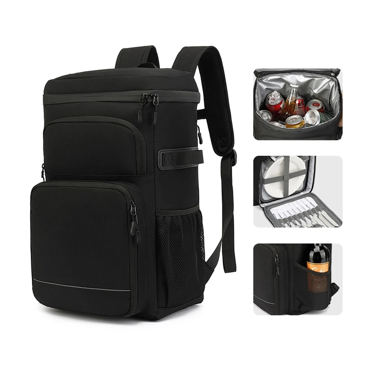 40 Cans Insulated Backpack Cooler 1