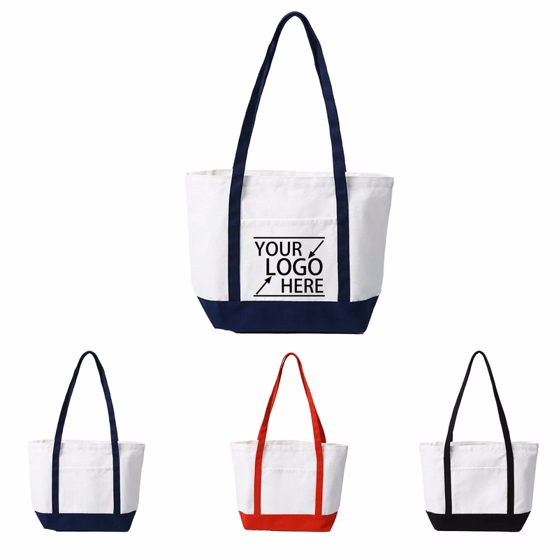 Patchwork Canvas Tote Bag