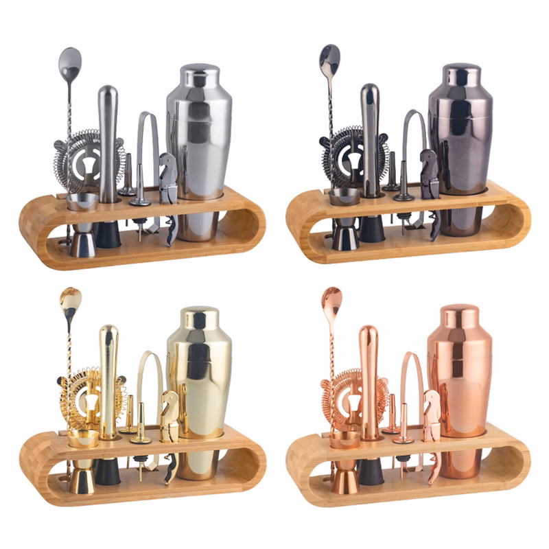 10 Pieces Cocktail Shaker Set