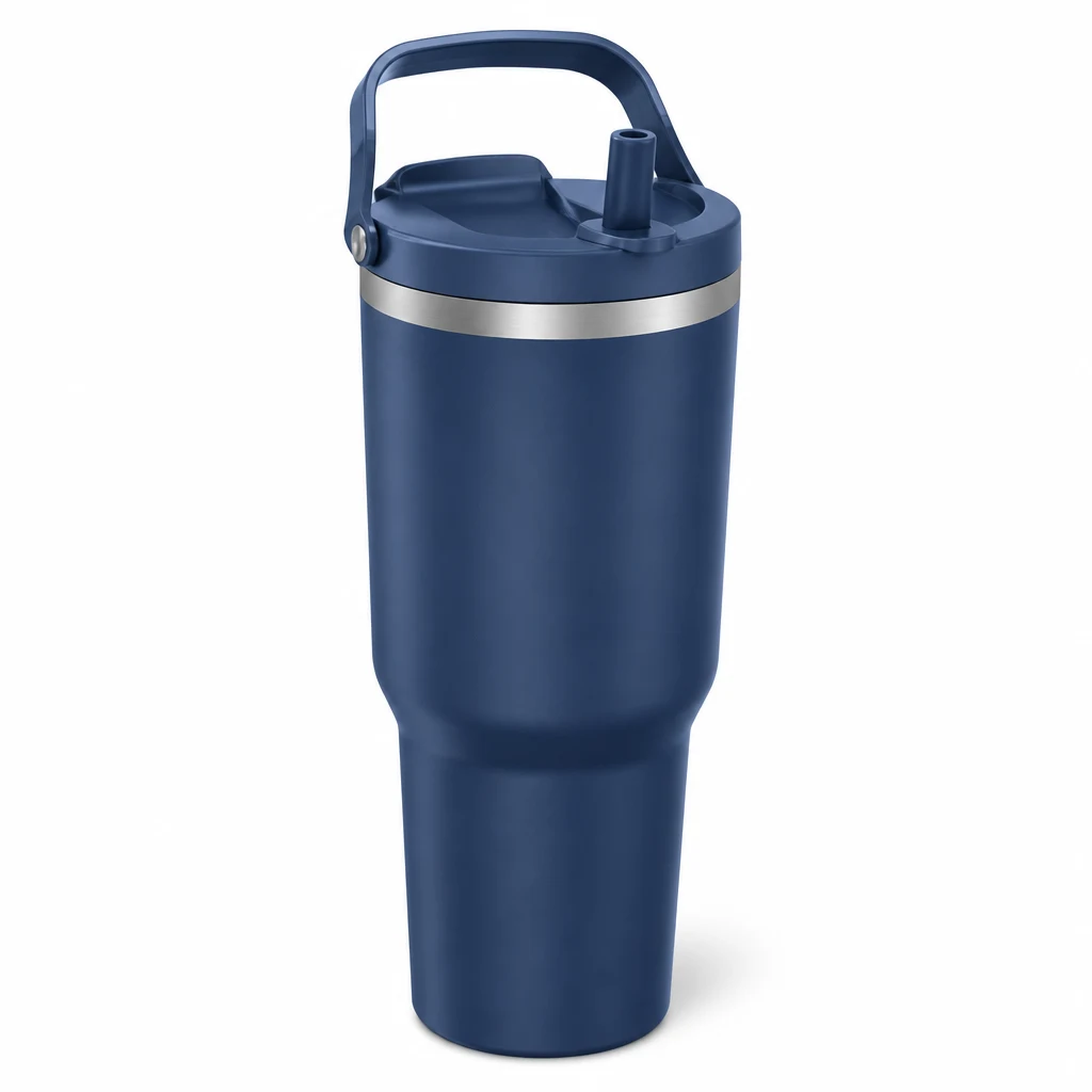 Eco-Friendly 40 oz Dual-Sip Travel Tumbler 1