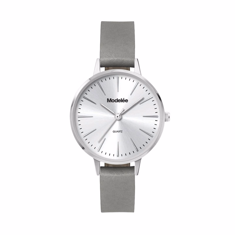 34MM, SILVER METAL CASE,  3-HAND MVT