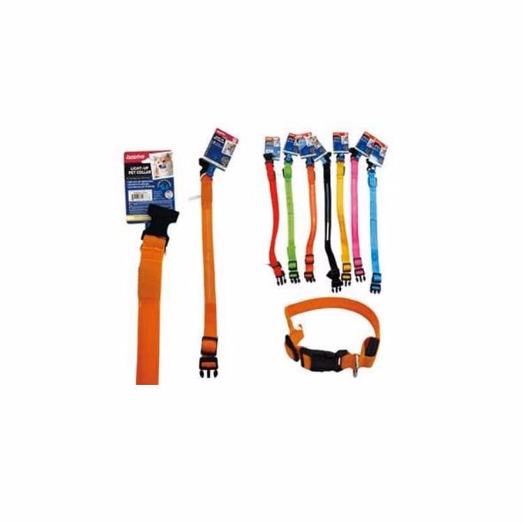 Light Up Pet Collars - Medium Assorted Colors