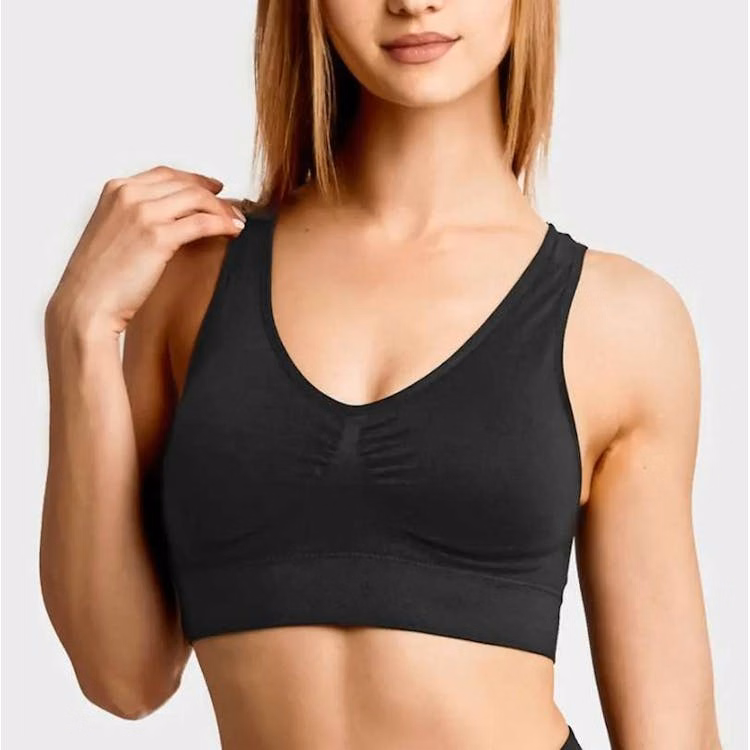 Women's Seamless Sports Bras Black