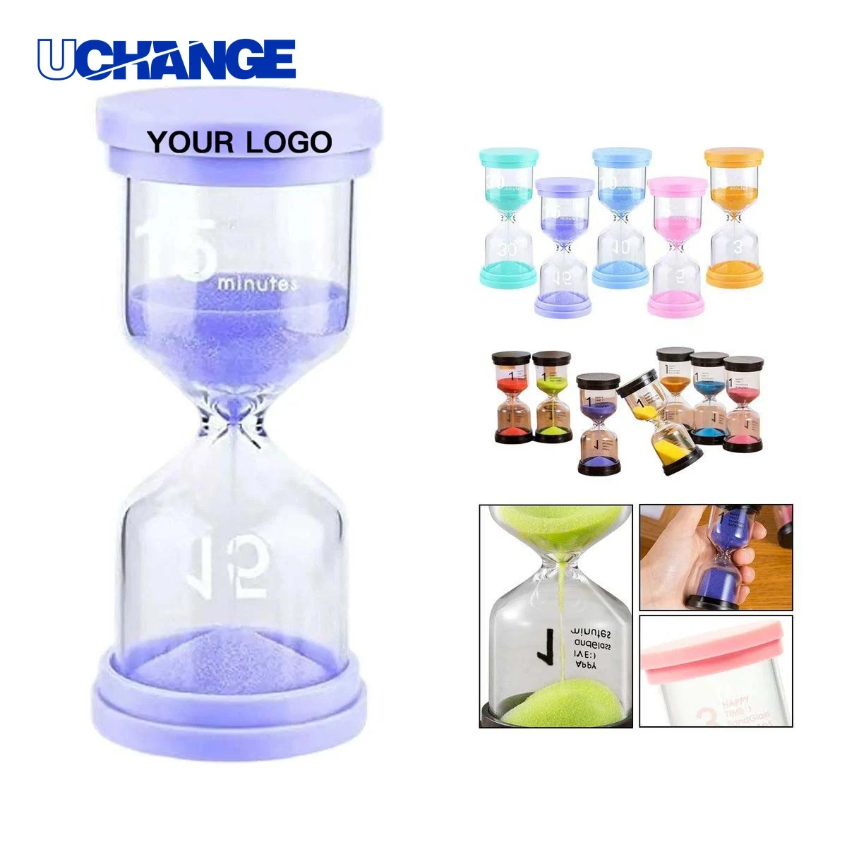 Compact Hourglass Timer Tool with Color Options 1