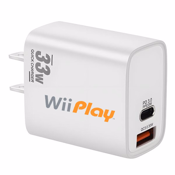 VoltMax 33W Dual-Port PD+QC Charger