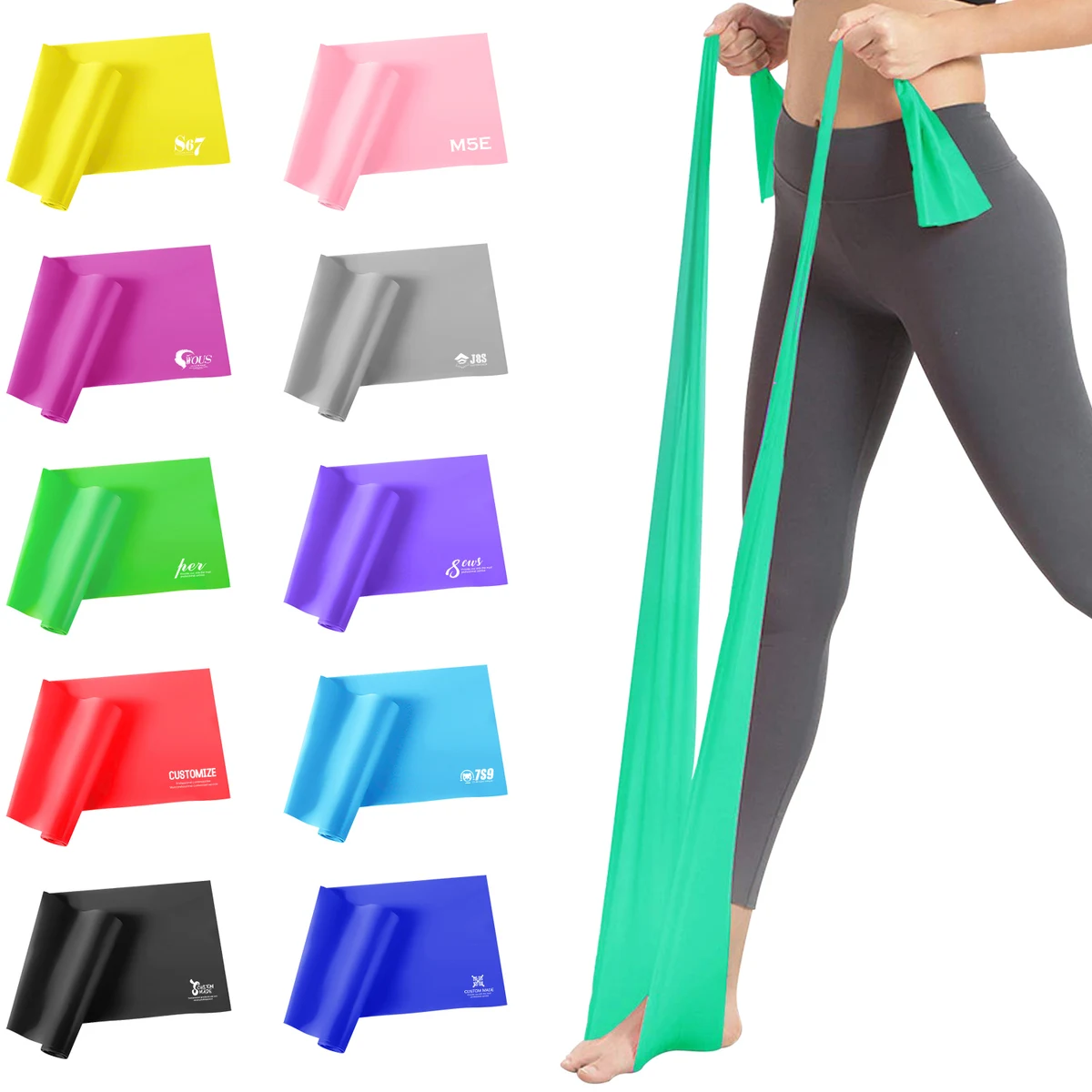 Long Resistance Bands For Working Out 1