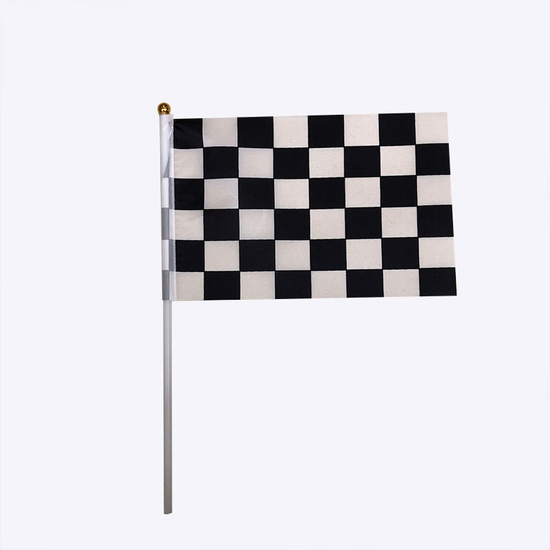 11.8" Custom Full-Color Flag and Plastic Handle
