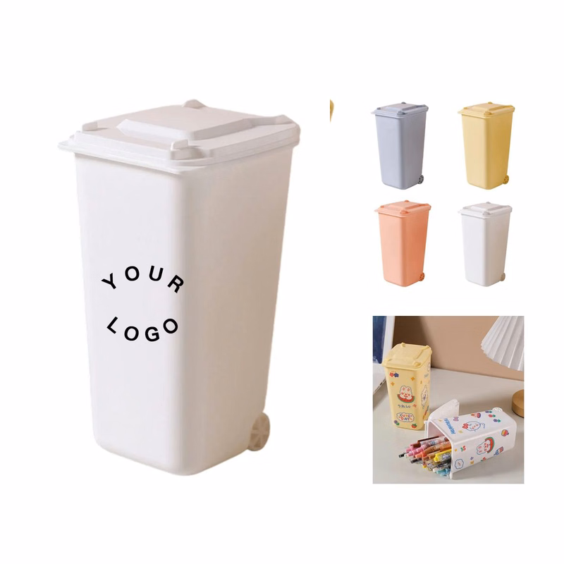 Fun Trash Can Shaped Pen Holder