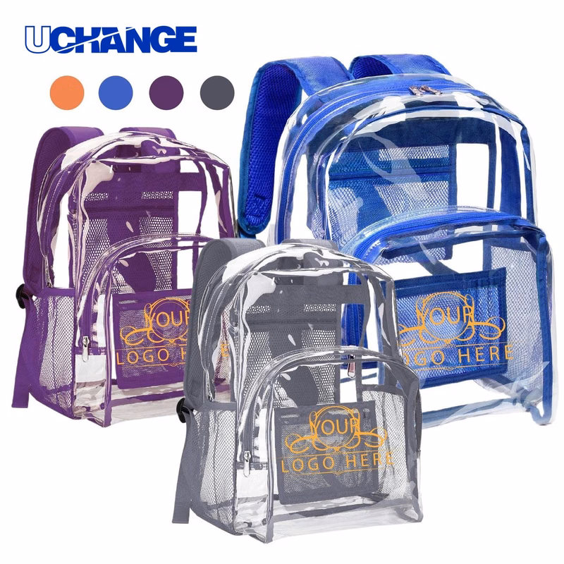 Clear PVC School Backpack