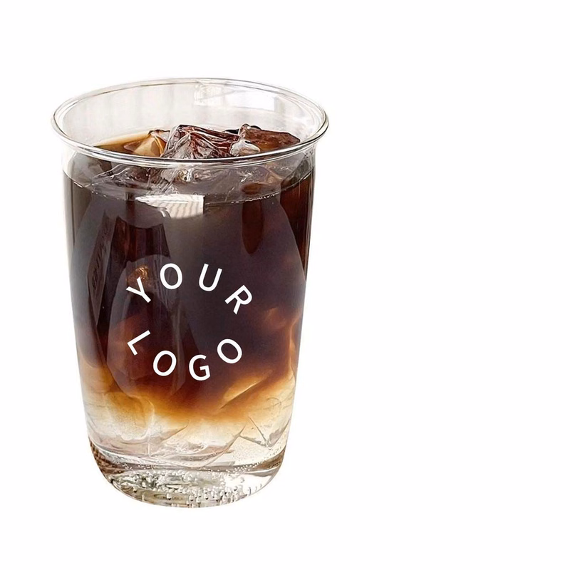 Durable 14oz Glass Cup for Everyday Refreshments