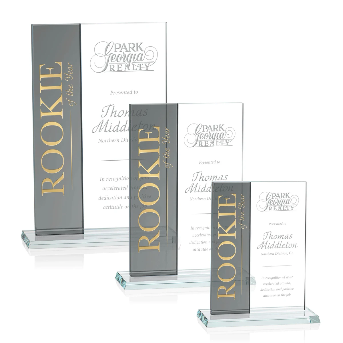 Composite Vertical Award - Grey 1