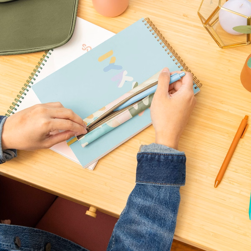NOTEBOOK PEN POUCH - 4CP POLY