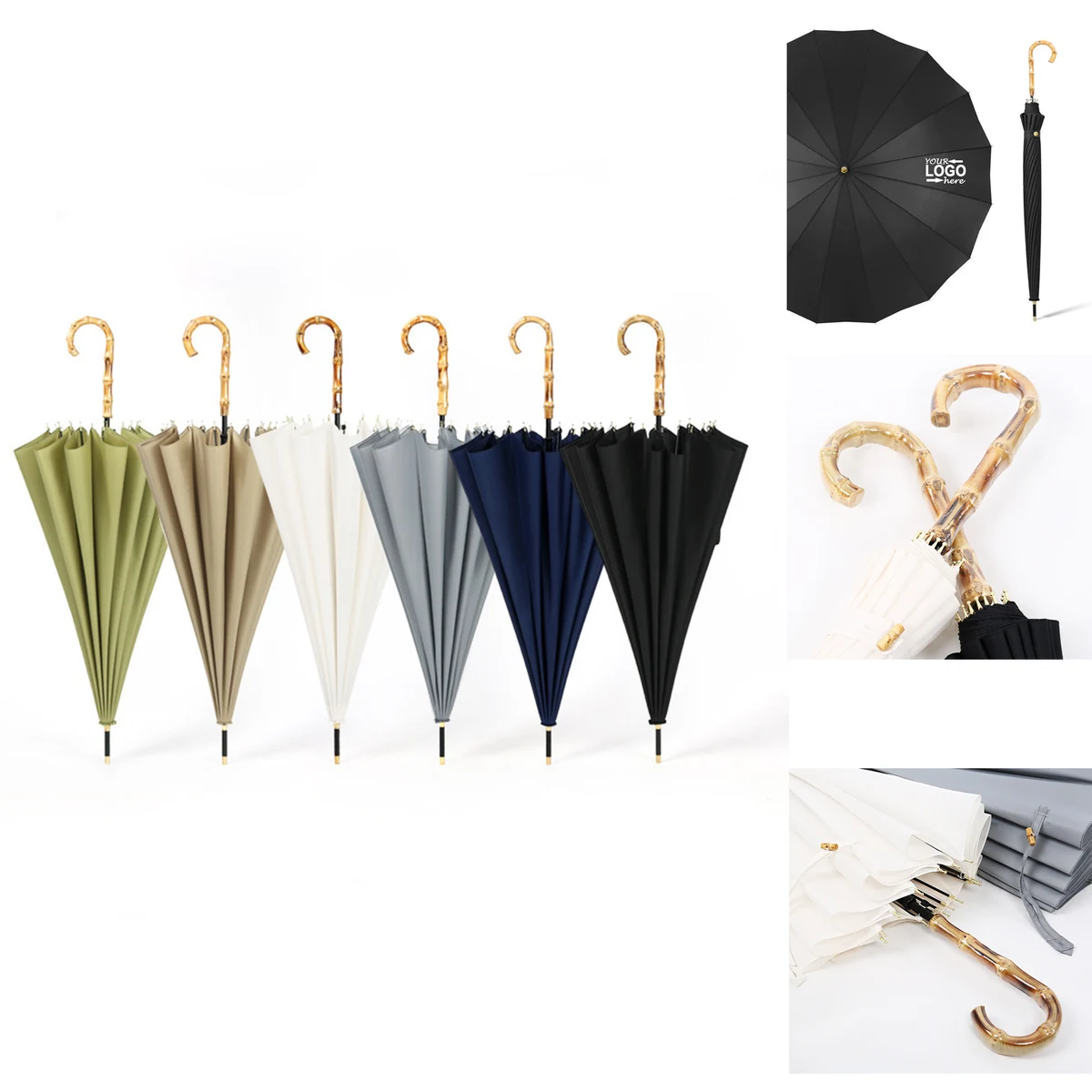 Bamboo Handle Umbrella 1