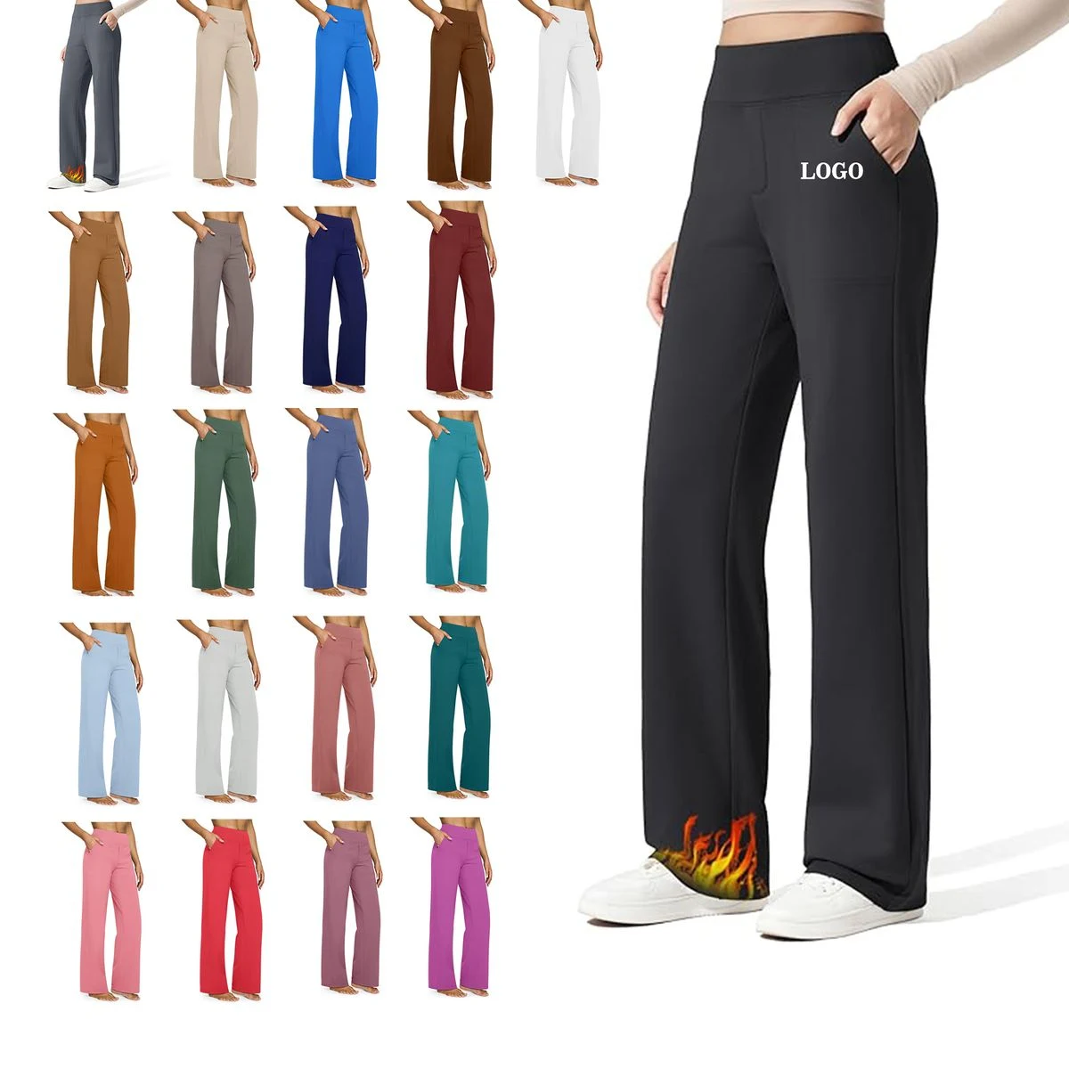 Women Fleece Lined Pants 1