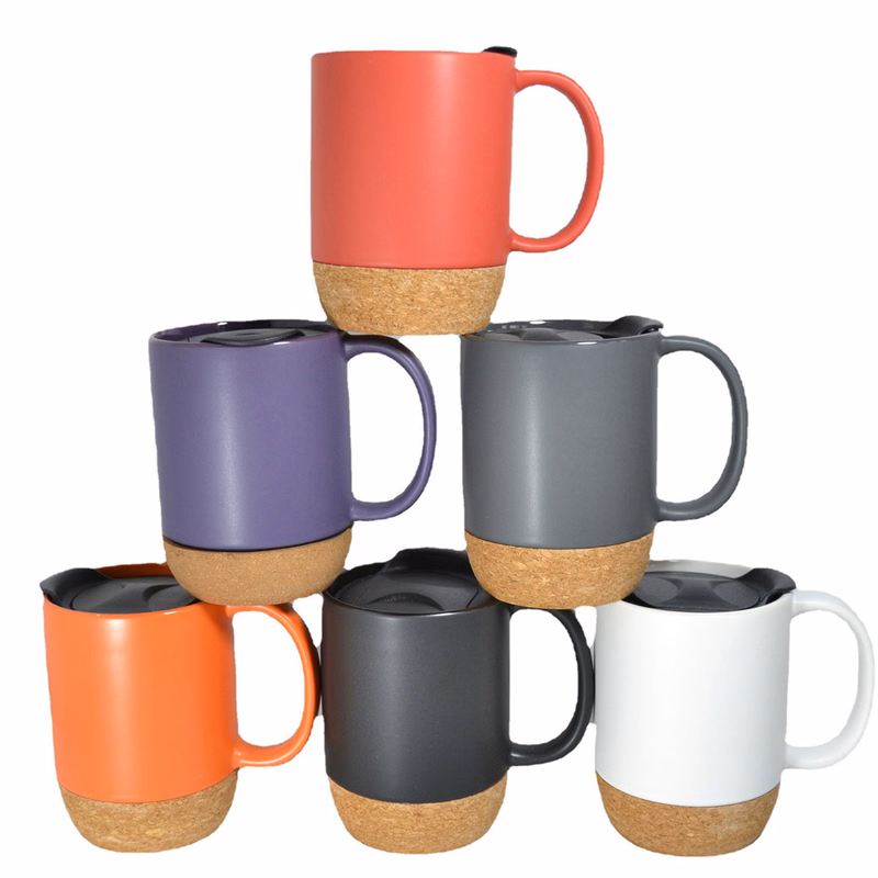 13 Ounces Mug with Cork Bottom