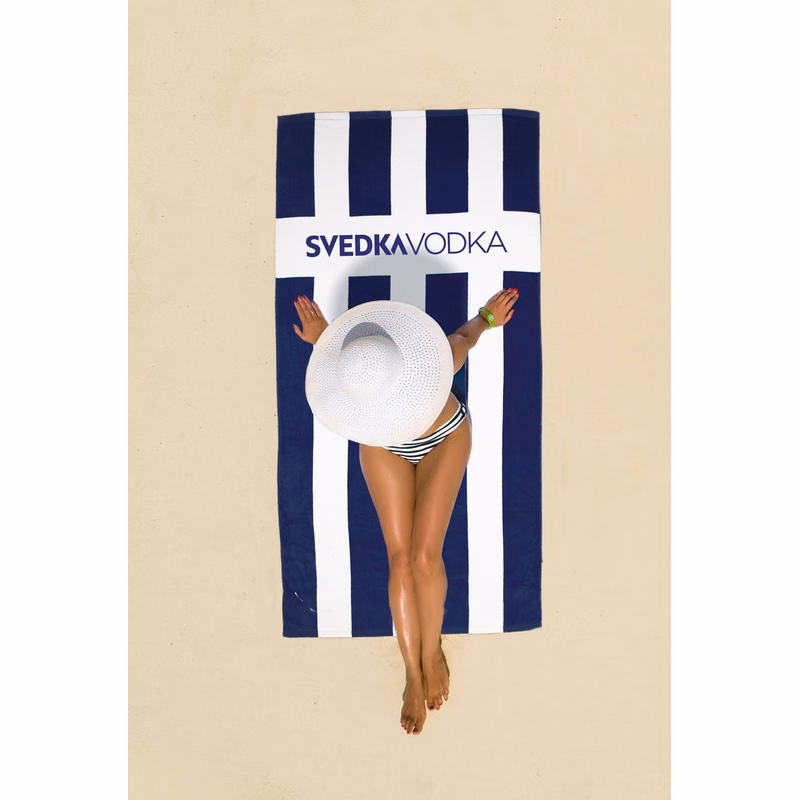Cabana Rugby Strip Towel