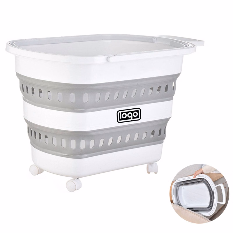 Foldable Wheeled Shopping Cart - Lightweight & Portable