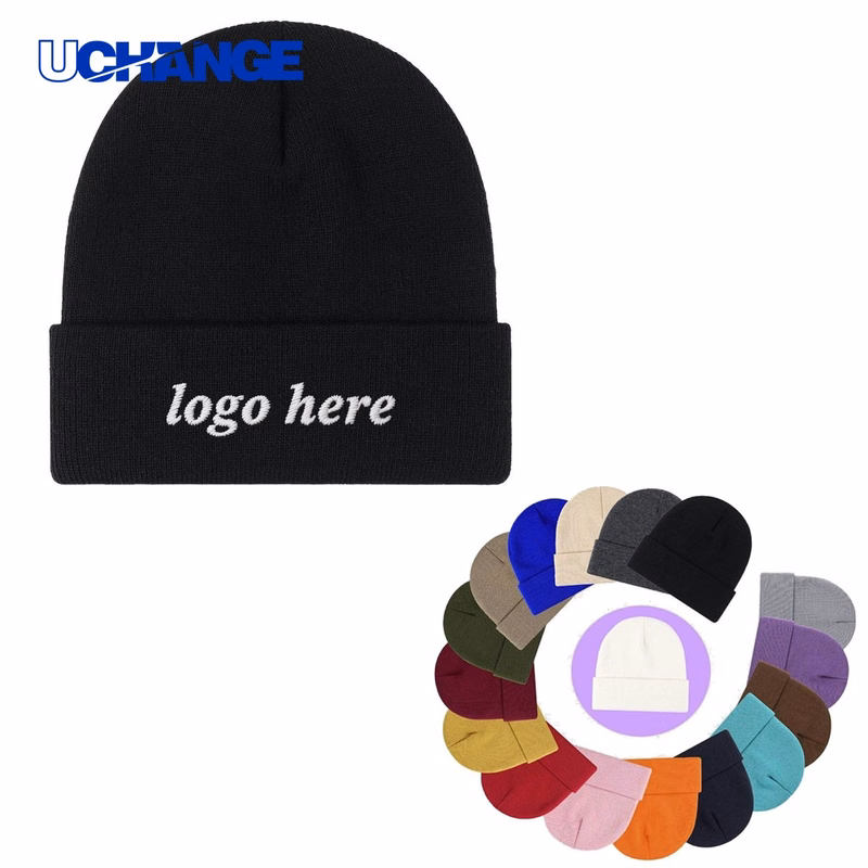 Custom Logo Knit Hat Headwear