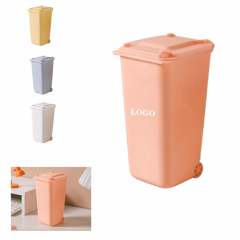 MOQ 10 pcs Mini Trash Can With Lid
