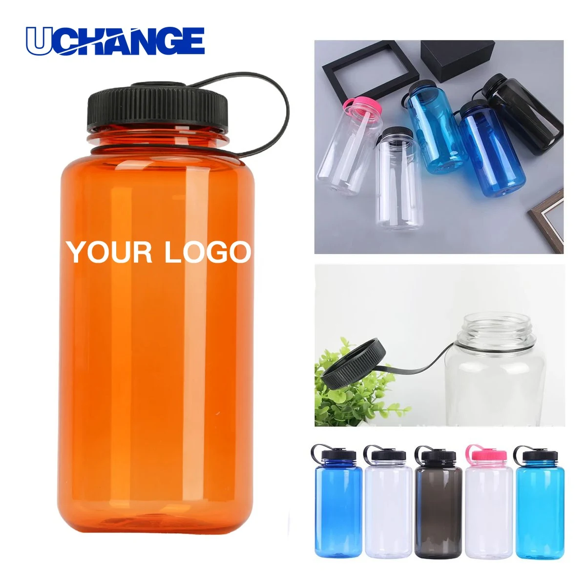 Sports Bottle 32oz Lightweight with Secure Cap 1