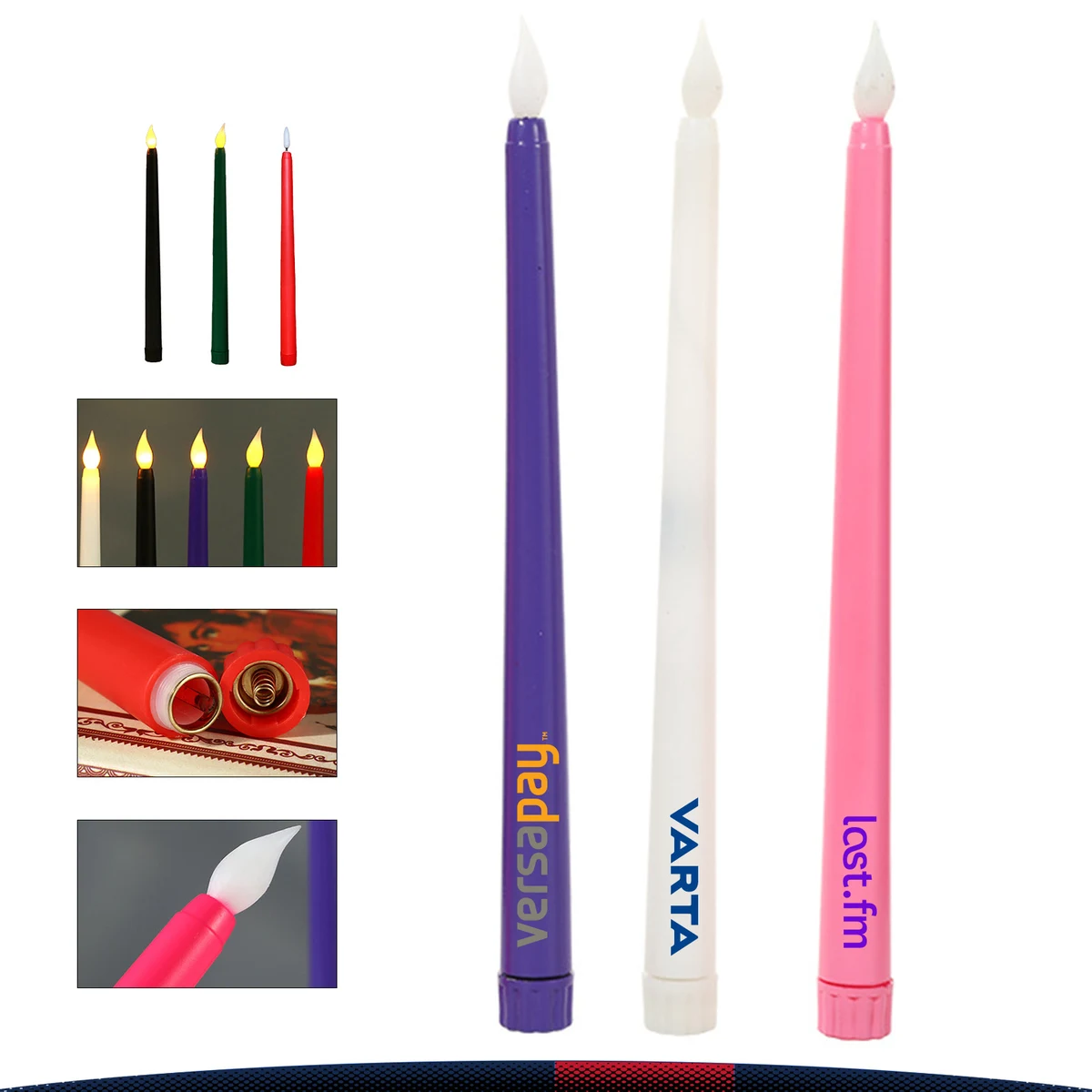 LED Strip Electronic Candles 1