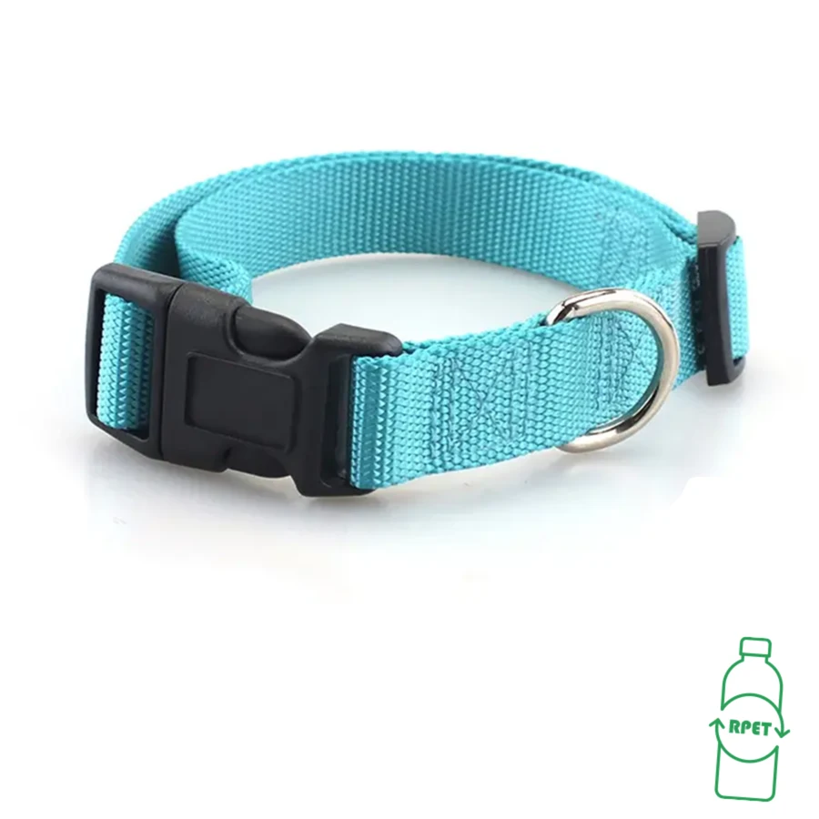 RPET Screen Printed Pet Collar with Buckle Release 1