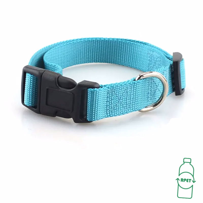 RPET Screen Printed Pet Collar with Buckle Release