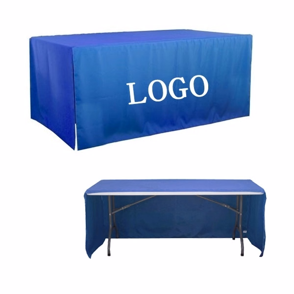 8' 3-Sided Economy Open Corner Table Covers & Throws